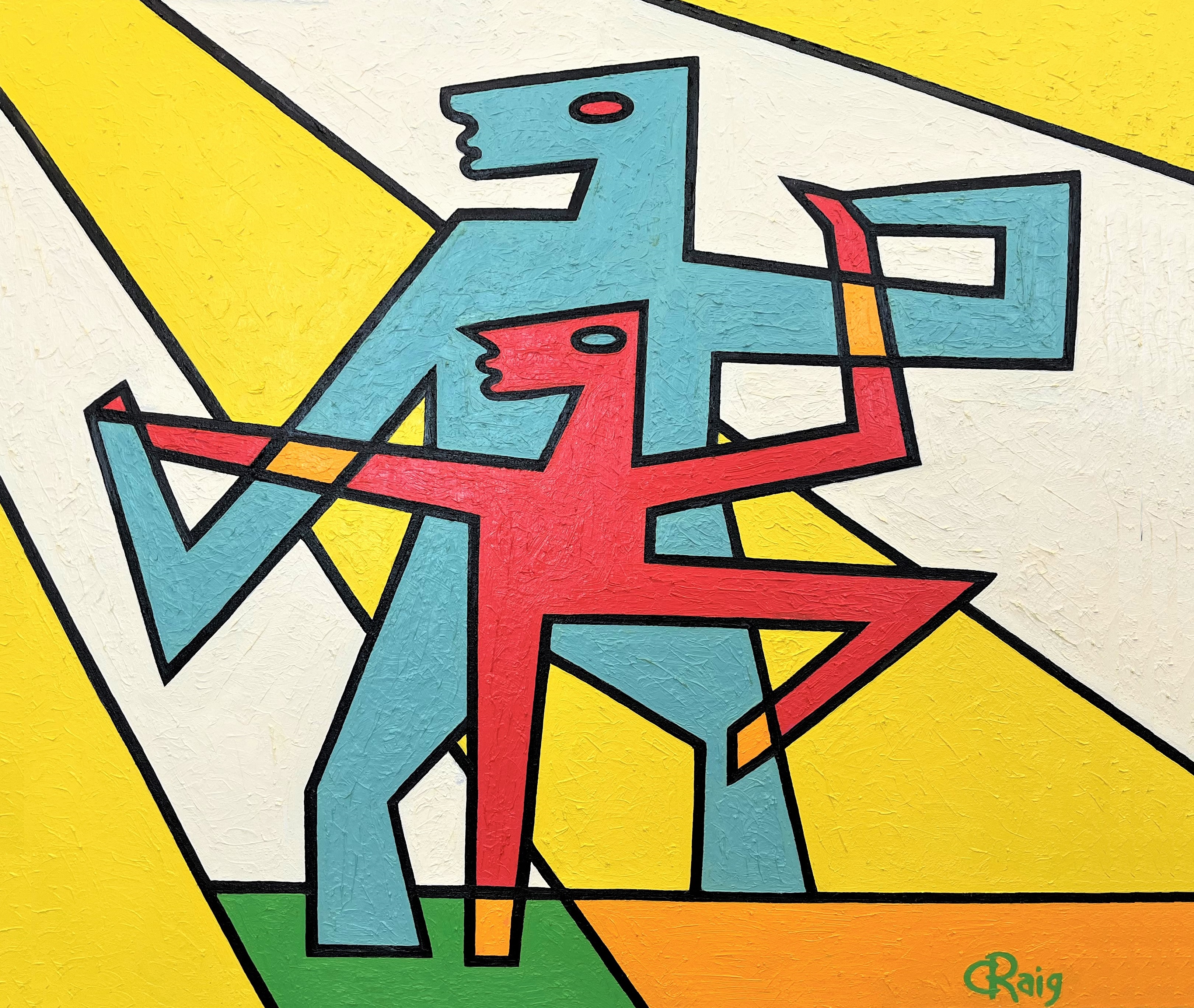 Painting: UNDER THE SUN, 38.5 by 34 inches